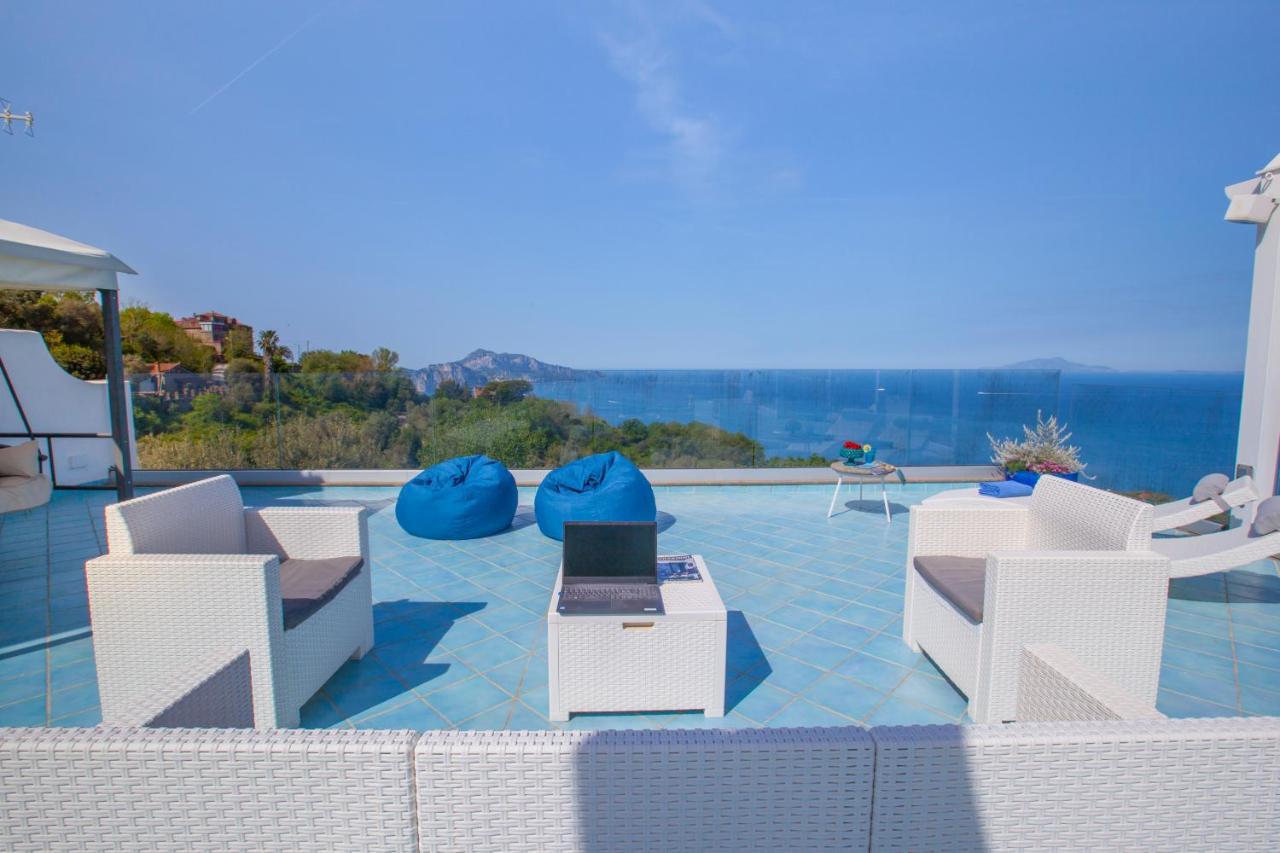 Villa Venus In Penisola Sorrentina มัสซาลูเบรนเซ ภายนอก รูปภาพ